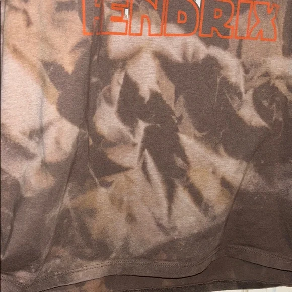 Jimi Hendrix Brown Graphic T-Shirt Large EUC - Picture 4 of 9